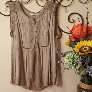 Boho Grey Tank Top